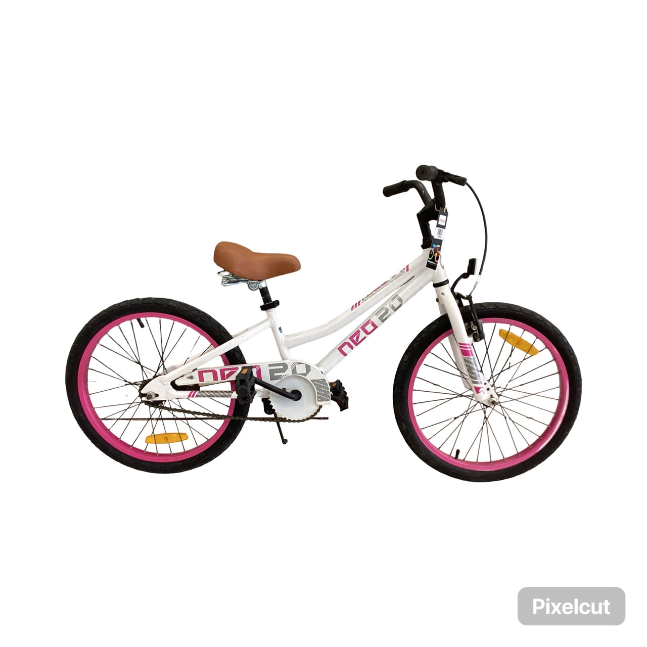 Apollo Neo 20 Bike - 20"  - Kids, Colour: White, Pink