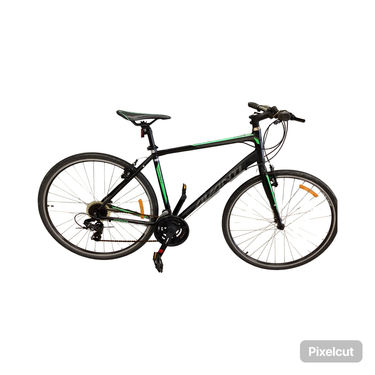 Avanti Giro Bike -  50cm - Flat Bar Commuter, Colour: Black, Green