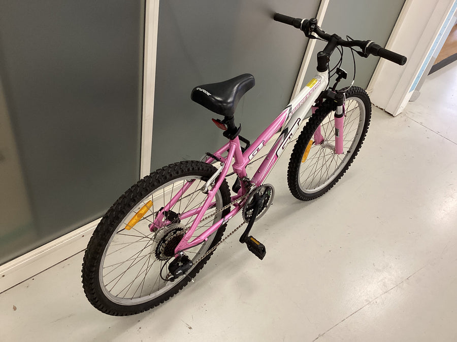 GT Aggressir Bike -  38cm - Mountain Bike, Colour: White, Pink