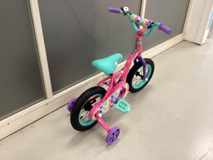Kmart Daisy Bike - 12"  - Kids, Colour: Pink