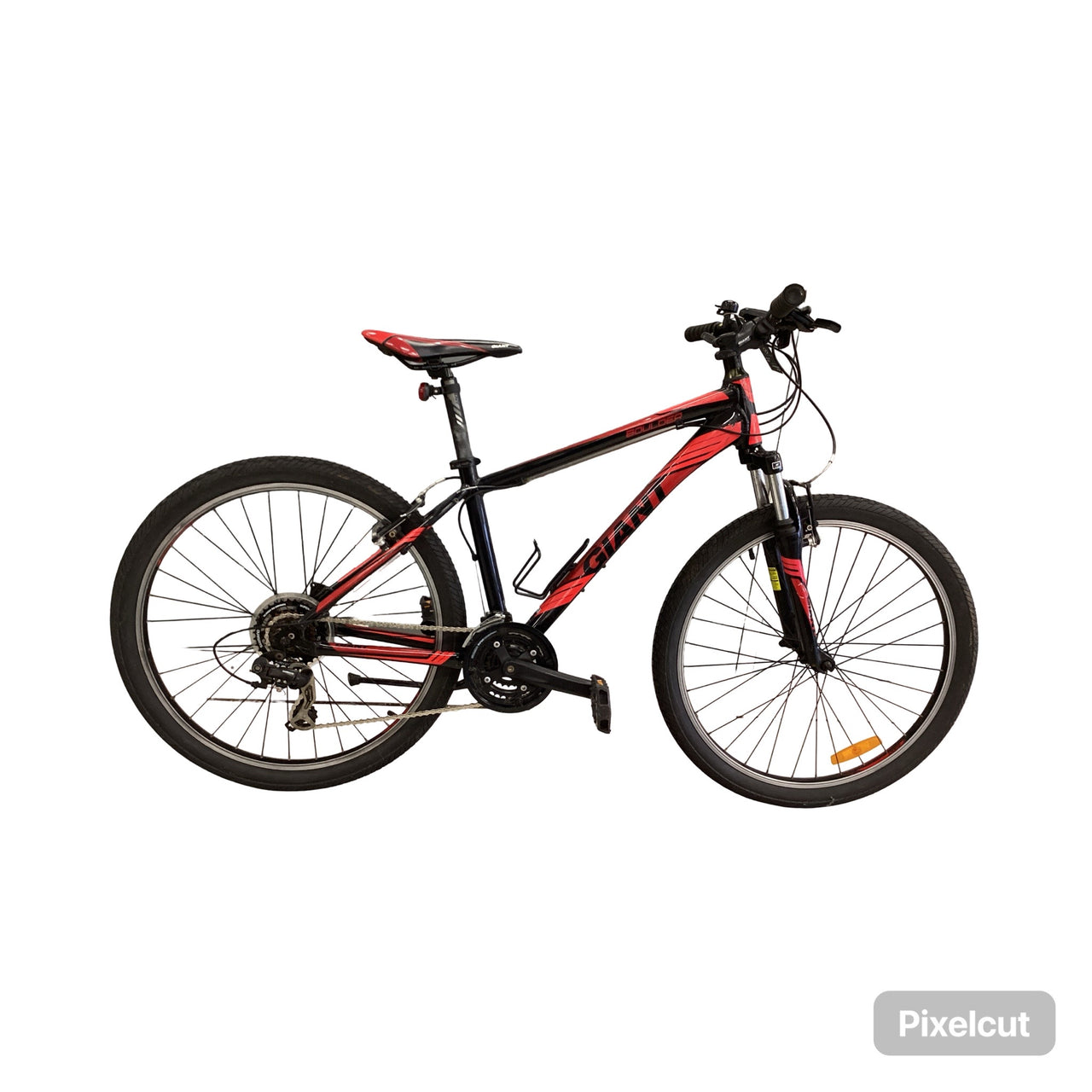 Giant Boulder Bike -  40cm - Mountain Bike, Colour: Black, Red