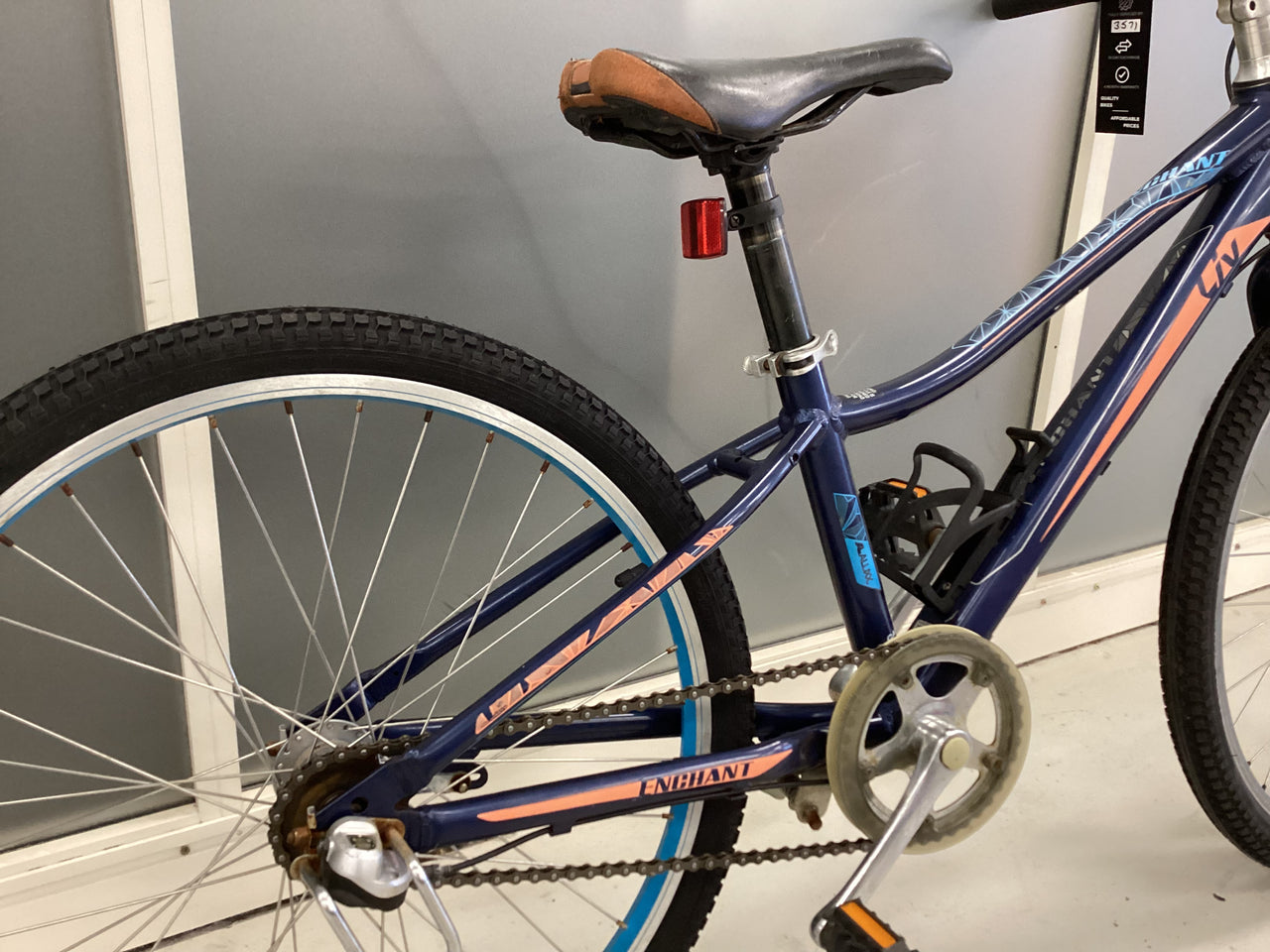Liv Enchant Bike - 24"  - Kids, Colour: Blue, Orange