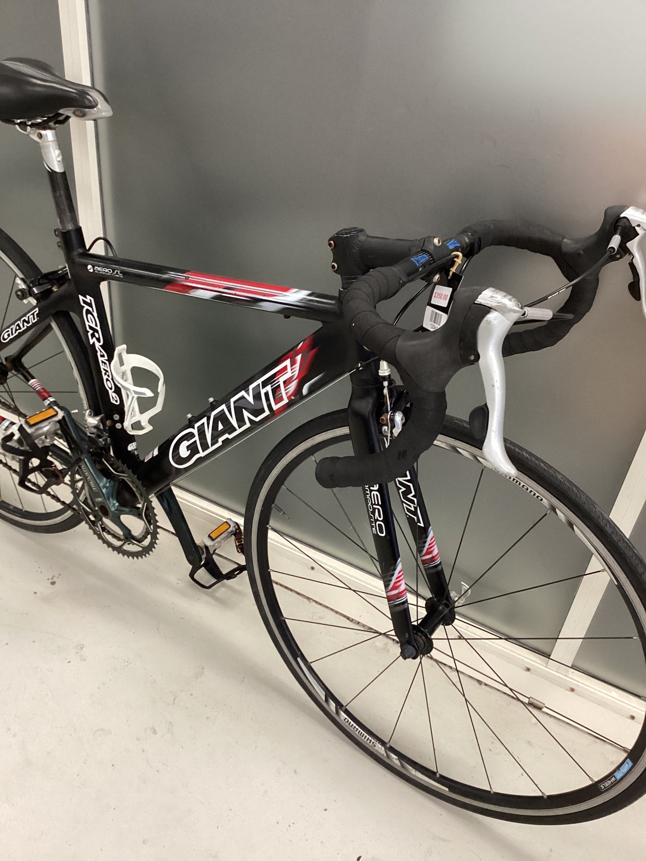 Giant Aero SL Bike -  46cm - Road Bike, Colour: Black, White, Red