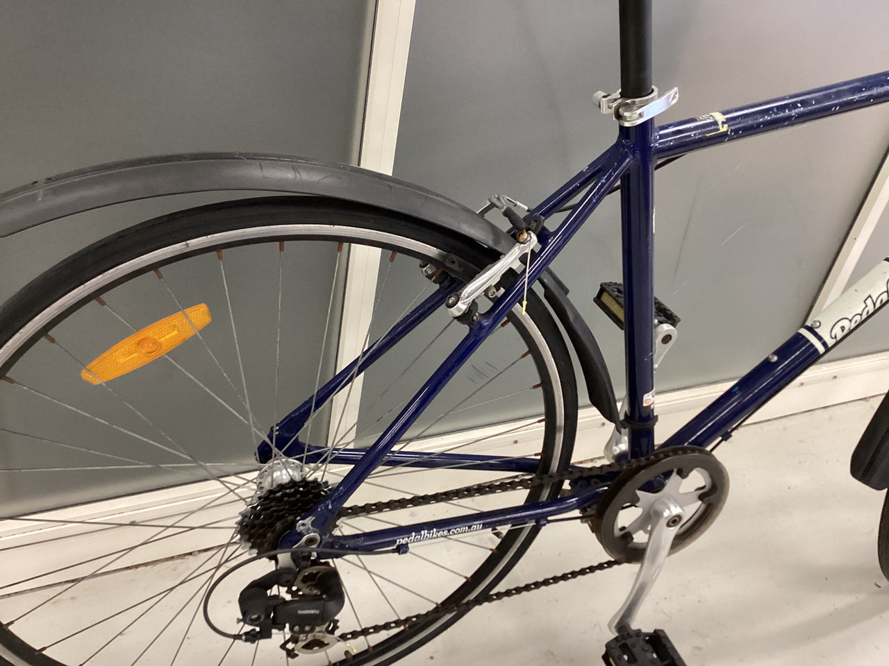 Pedal Steeler Bike -  56cm - Flat Bar Commuter, Colour: Blue
