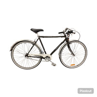 Thumbnail for Schwinn Coffee Bike -  50cm - Flat Bar Commuter, Colour: Black, Silver