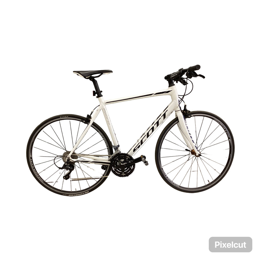 Scott Speedster Bike -  56cm - Flat Bar Commuter, Colour: Black, White