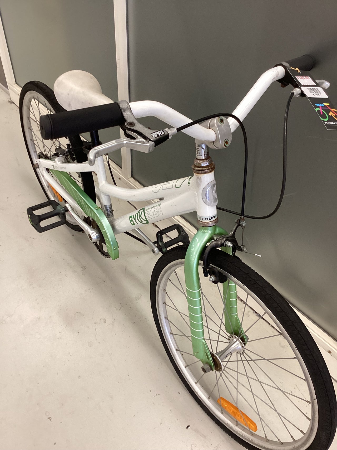 BYK E450 Bike - 20"  - Kids, Colour: Green, White