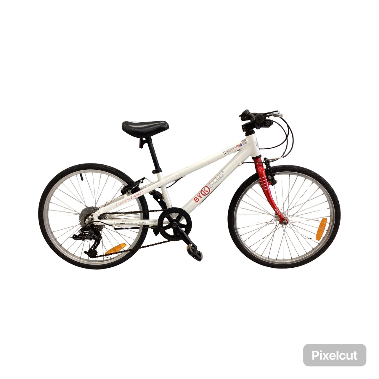 BYK E450 Bike - 20"  - Kids, Colour: White, Red