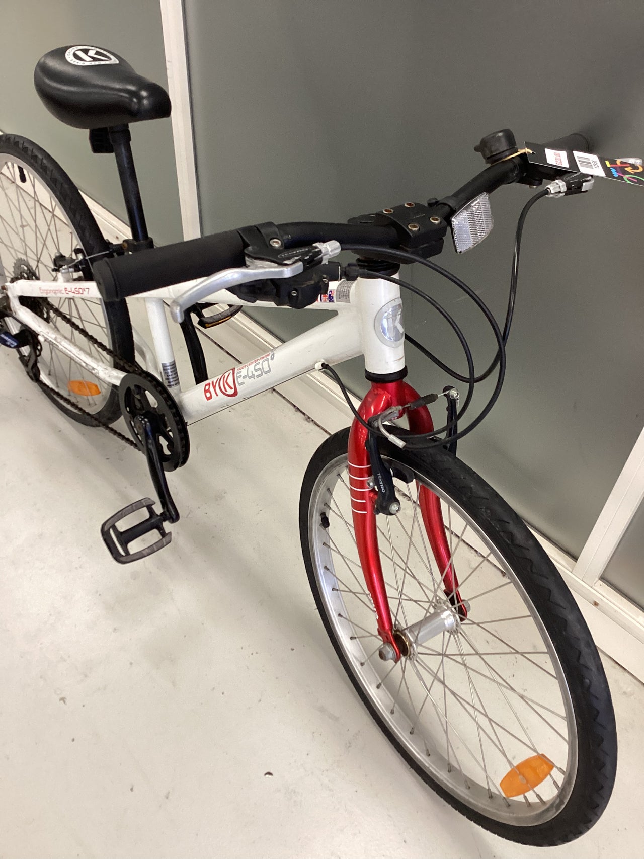BYK E450 Bike - 20"  - Kids, Colour: White, Red