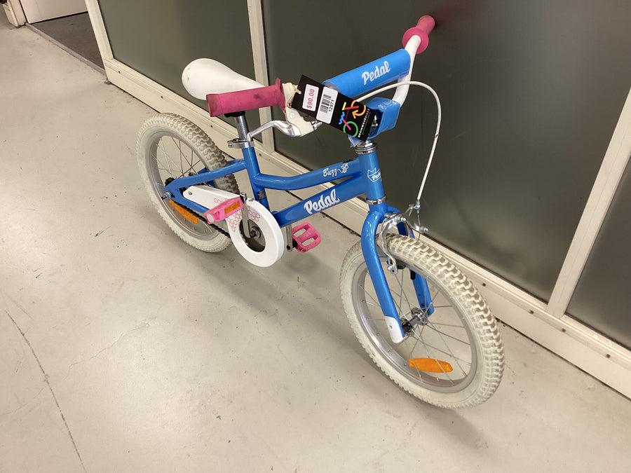 Pedal Buzz Bike - 16"  - Kids, Colour: Blue