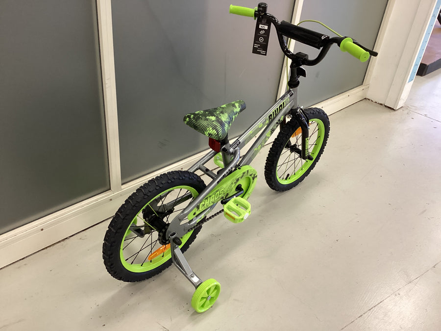 Kmart Rival Bike - 16"  - Kids, Colour: Green, Grey