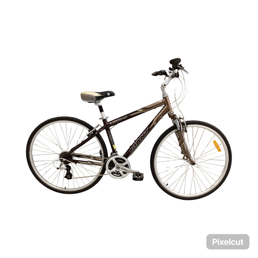 Giant Elwood Bike -  42cm - Hybrid Commuter, Colour: Brown