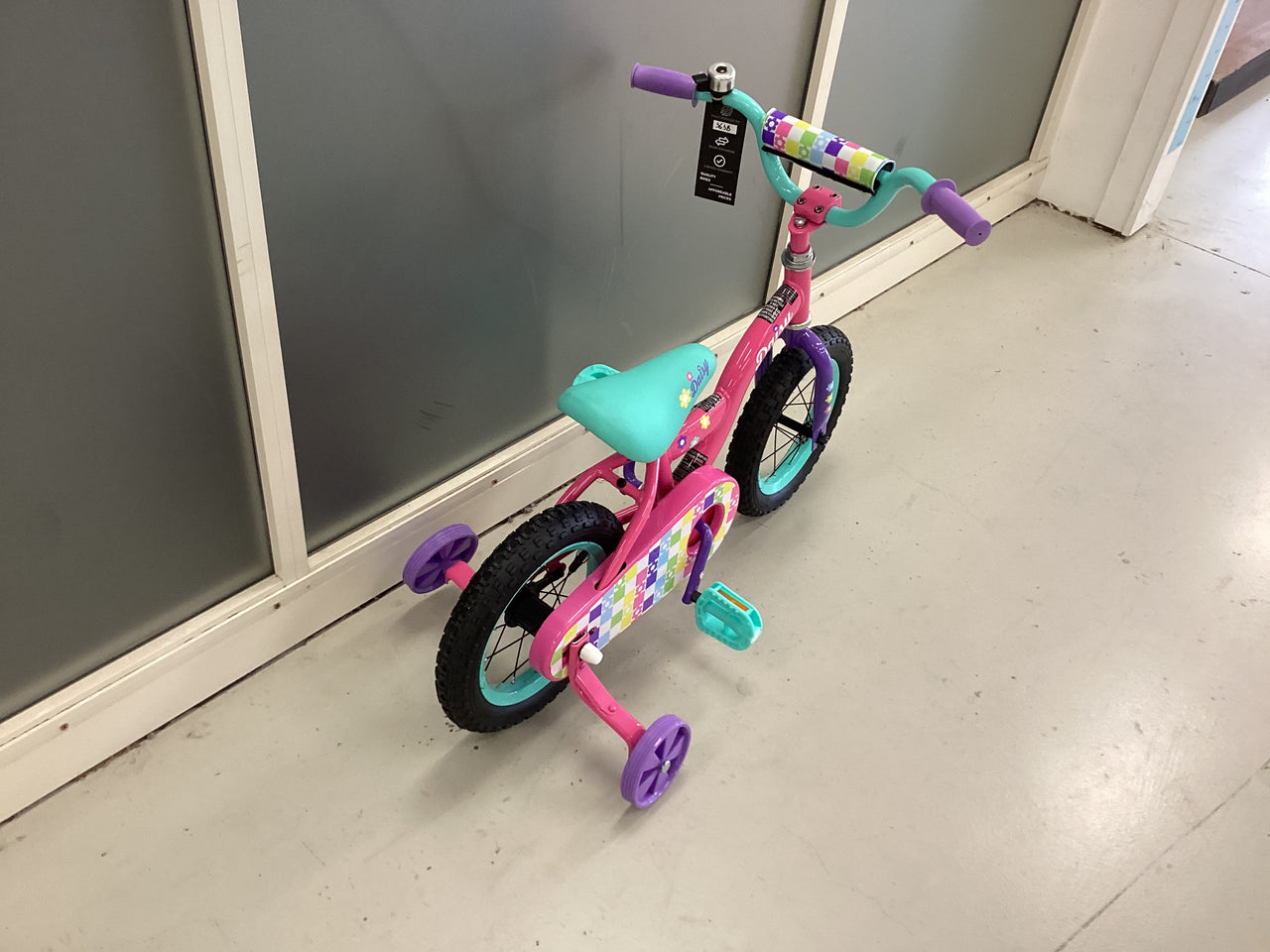Kmart Daisy Bike - 12"  - Kids, Colour: Pink