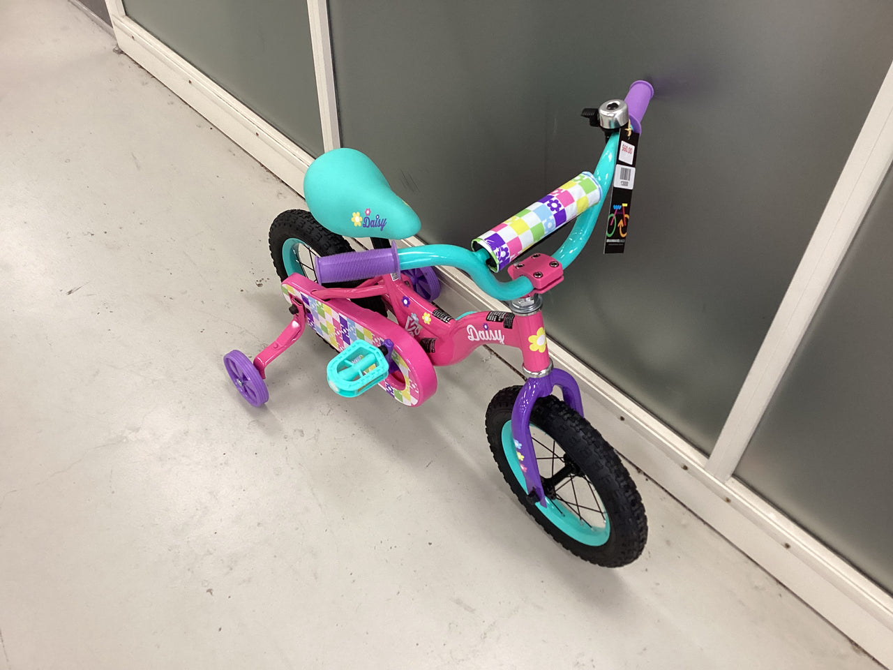 Kmart Daisy Bike - 12"  - Kids, Colour: Pink