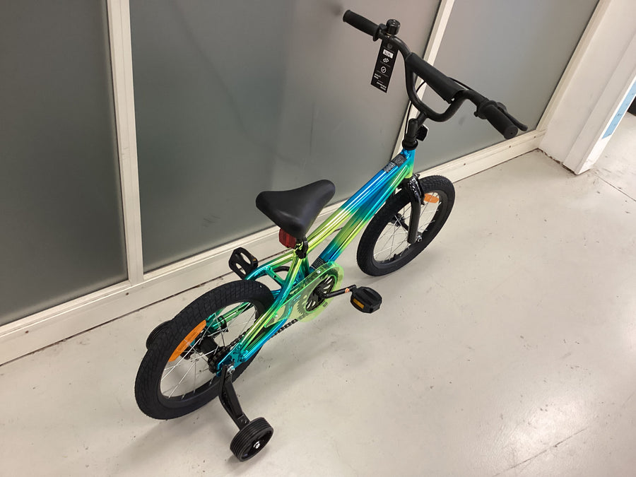 Kmart  Bike - 16"  - Kids, Colour: Blue, Green