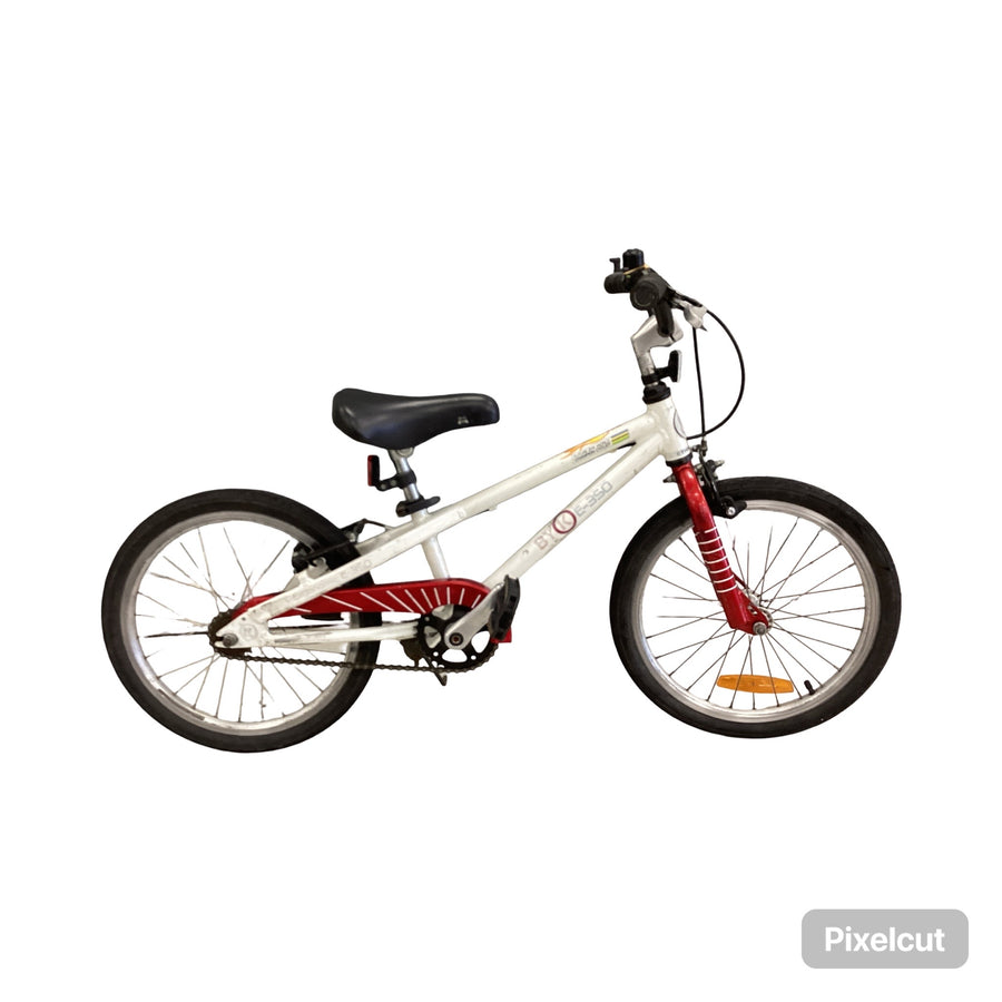 Byk E350 Bike - 18"  - Kids, Colour: White, Red