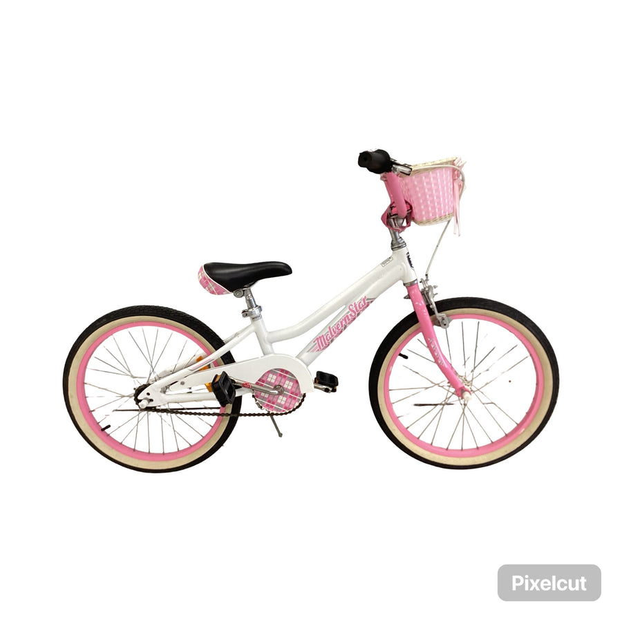 Malvern star 20 Bike - 20"  - Kids, Colour: White, Pink