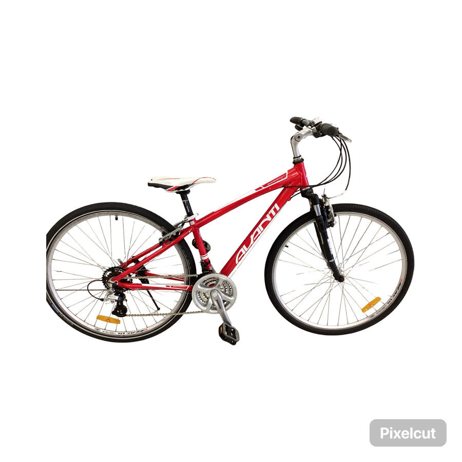 Avanti Expedition Bike -   - Flat Bar Commuter, Colour: White, Red