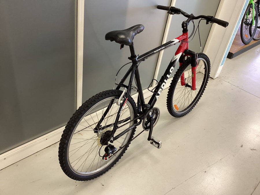 Apollo Elevation Bike -  56cm - Mountain Bike, Colour: Black, White, Red