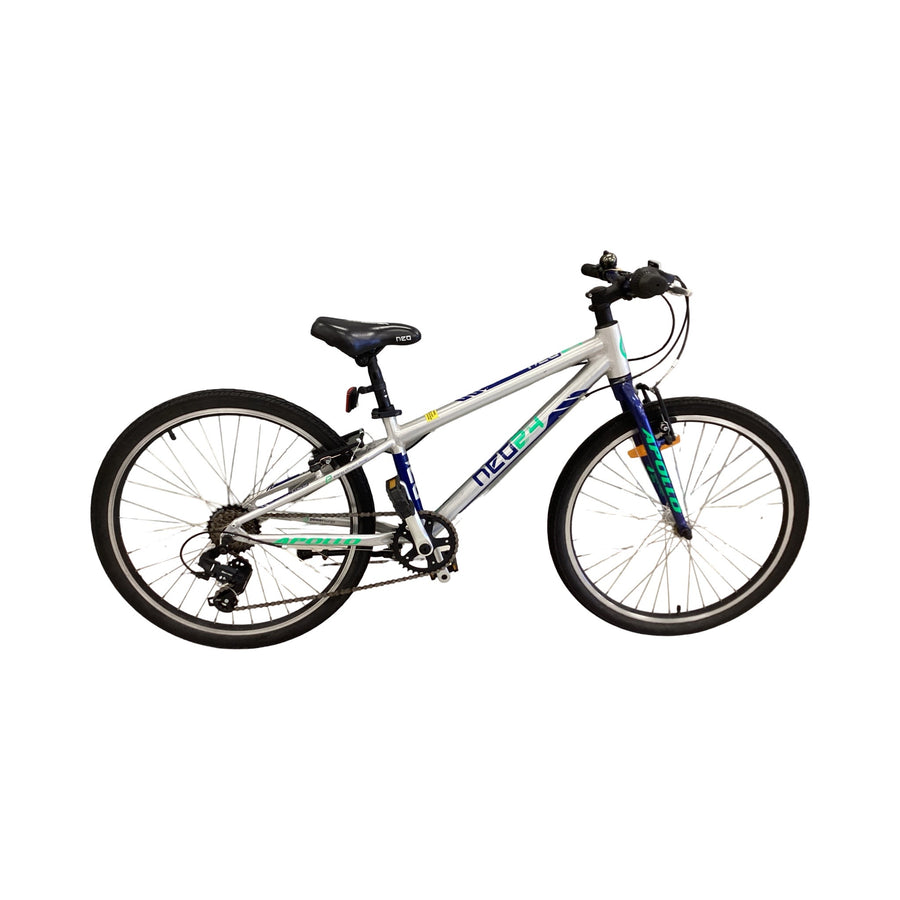 Neo 24 Bike - 24"  - Kids, Colour: Blue, Green, Silver