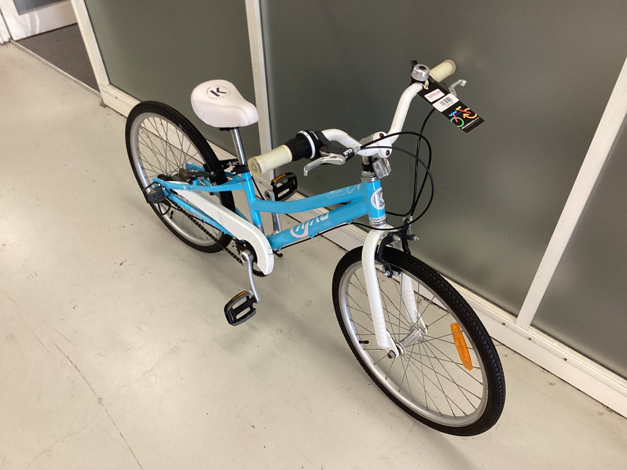 Byk E450 Bike - 20"  - Kids, Colour: Blue, White