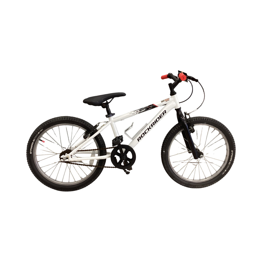 Rockrider St 100 Bike - 20"  - Kids, Colour: White