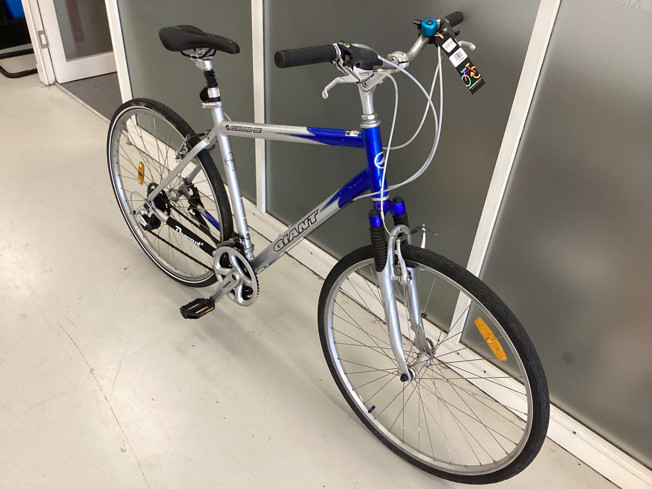 giant Elwood se Bike -   - Hybrid Commuter, Colour: Blue, Silver