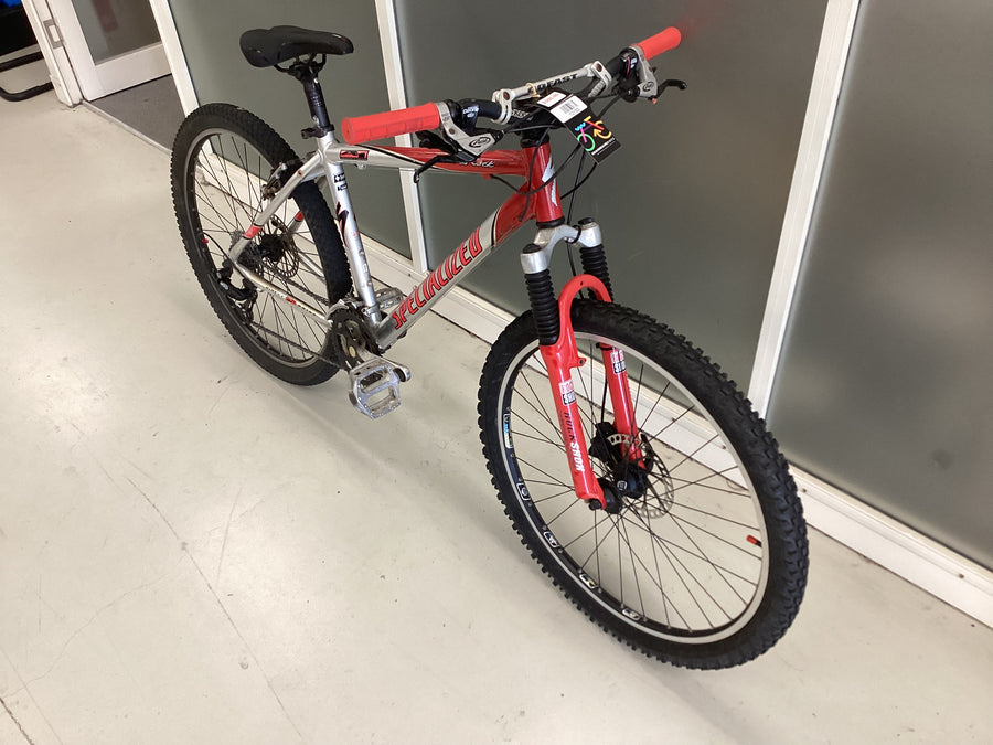 specialized Hardrock Bike - 26"  - Mountain Bike, Colour: Silver, Red