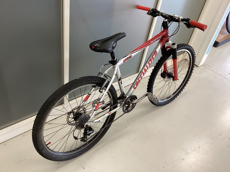 specialized Hardrock Bike - 26"  - Mountain Bike, Colour: Silver, Red