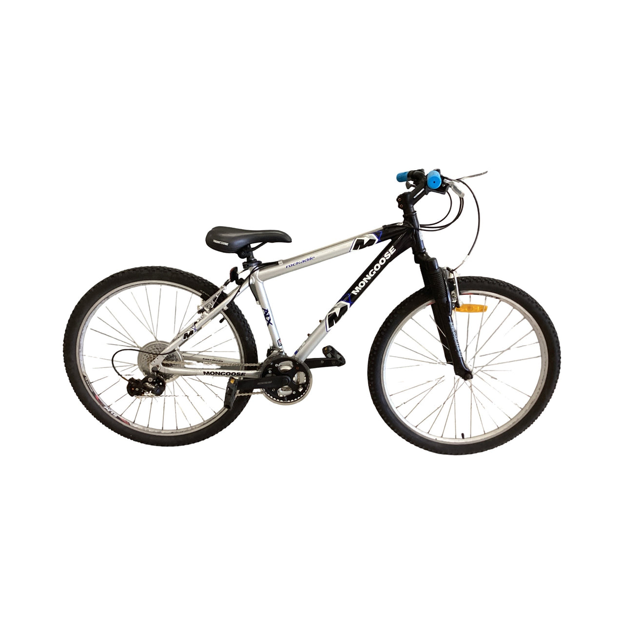 Mongoose Rockadile Bike - 26"  - Mountain Bike, Colour: Black, Silver