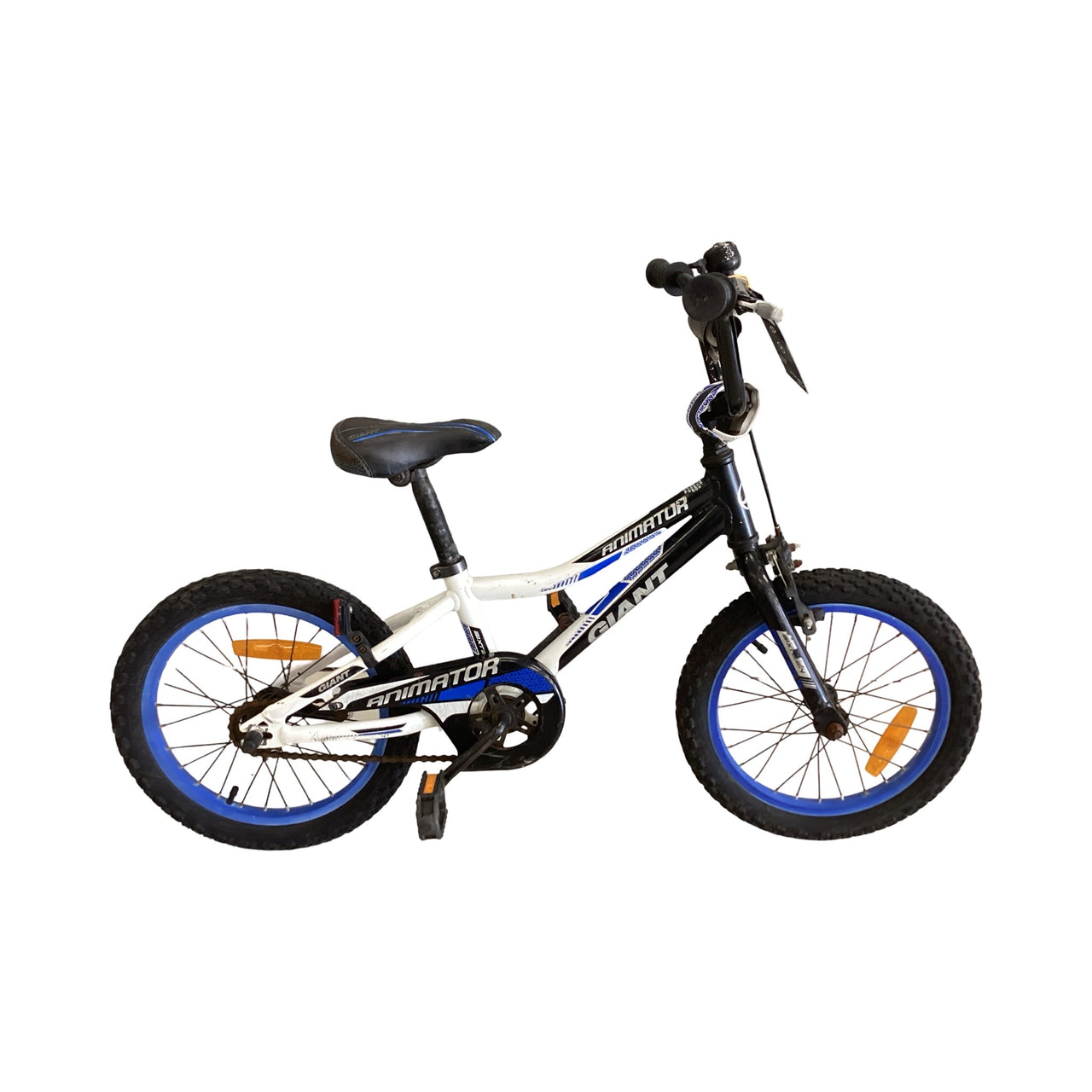 giant animator Bike - 16"  - Kids, Colour: Black, Blue, White