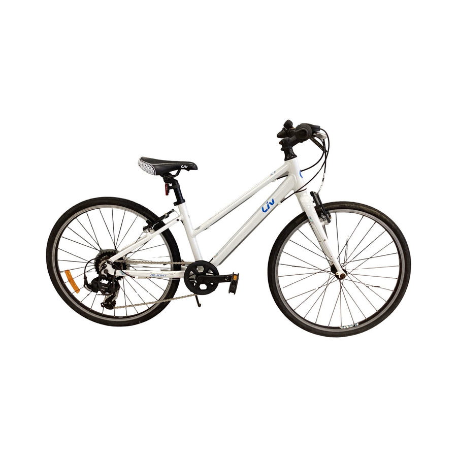 Liv Alight Bike - 24"  - Flat Bar Commuter,
Kids, Colour: White