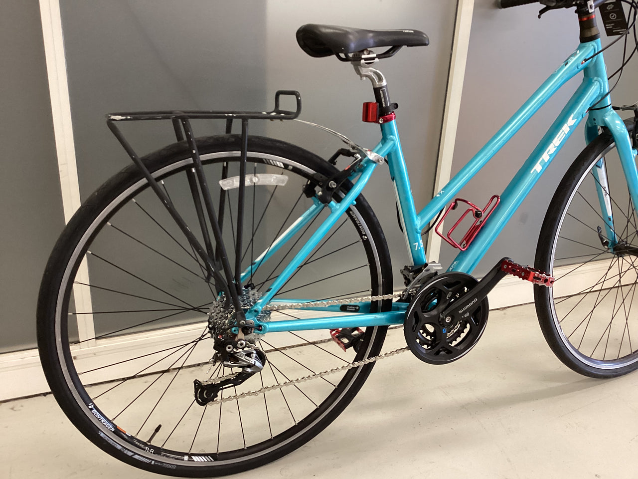 Trek Seven 3 Bike -   - Hybrid Commuter, Colour: Green