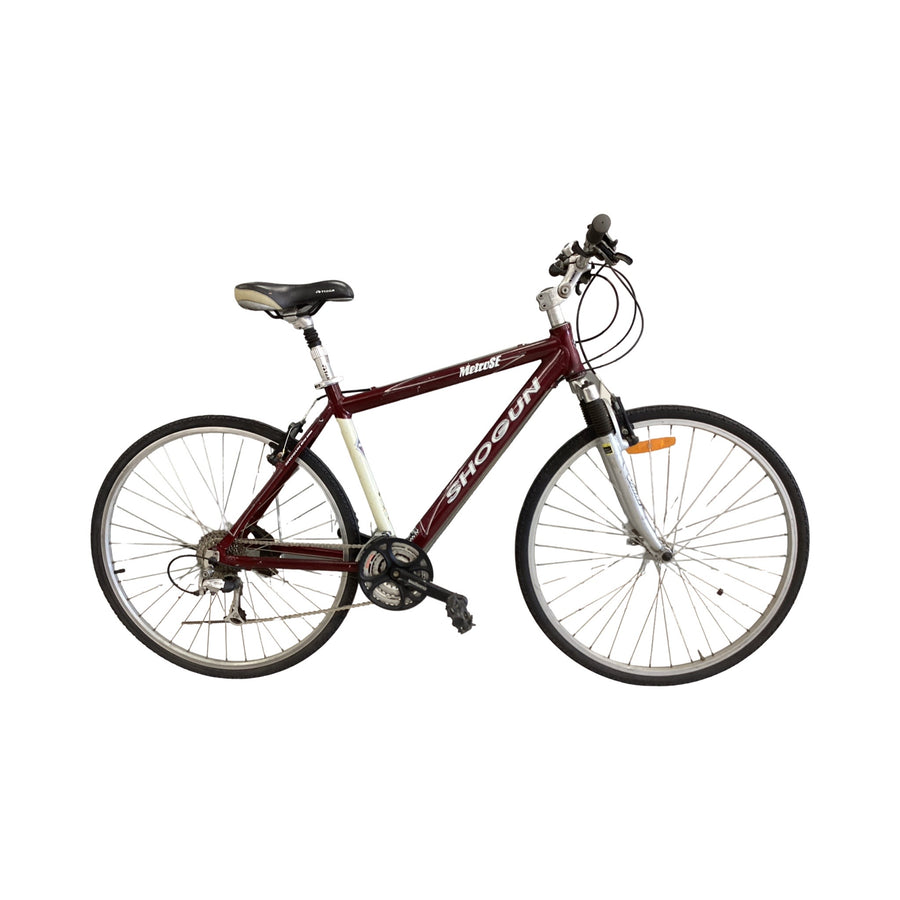 Shogun Metro se Bike -  42cm - Hybrid Commuter, Colour: Red