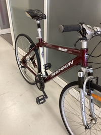 Thumbnail for Shogun Metro se Bike -  42cm - Hybrid Commuter, Colour: Red