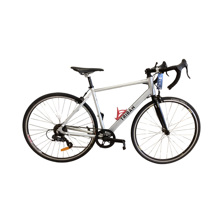 Decathlon Triban rc100 Bike -  48cm - Gravel Bike, Colour: Silver