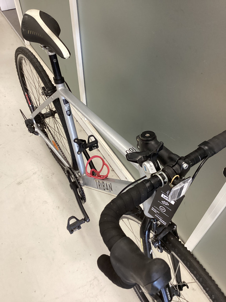 Decathlon Triban rc100 Bike -  48cm - Gravel Bike, Colour: Silver