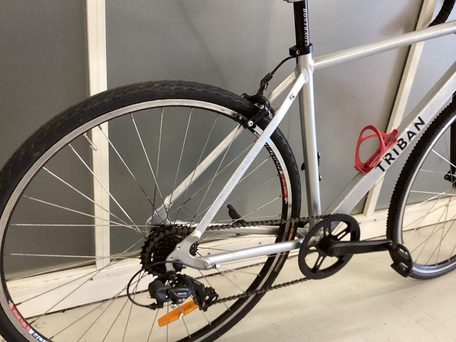 Decathlon Triban rc100 Bike -  48cm - Gravel Bike, Colour: Silver