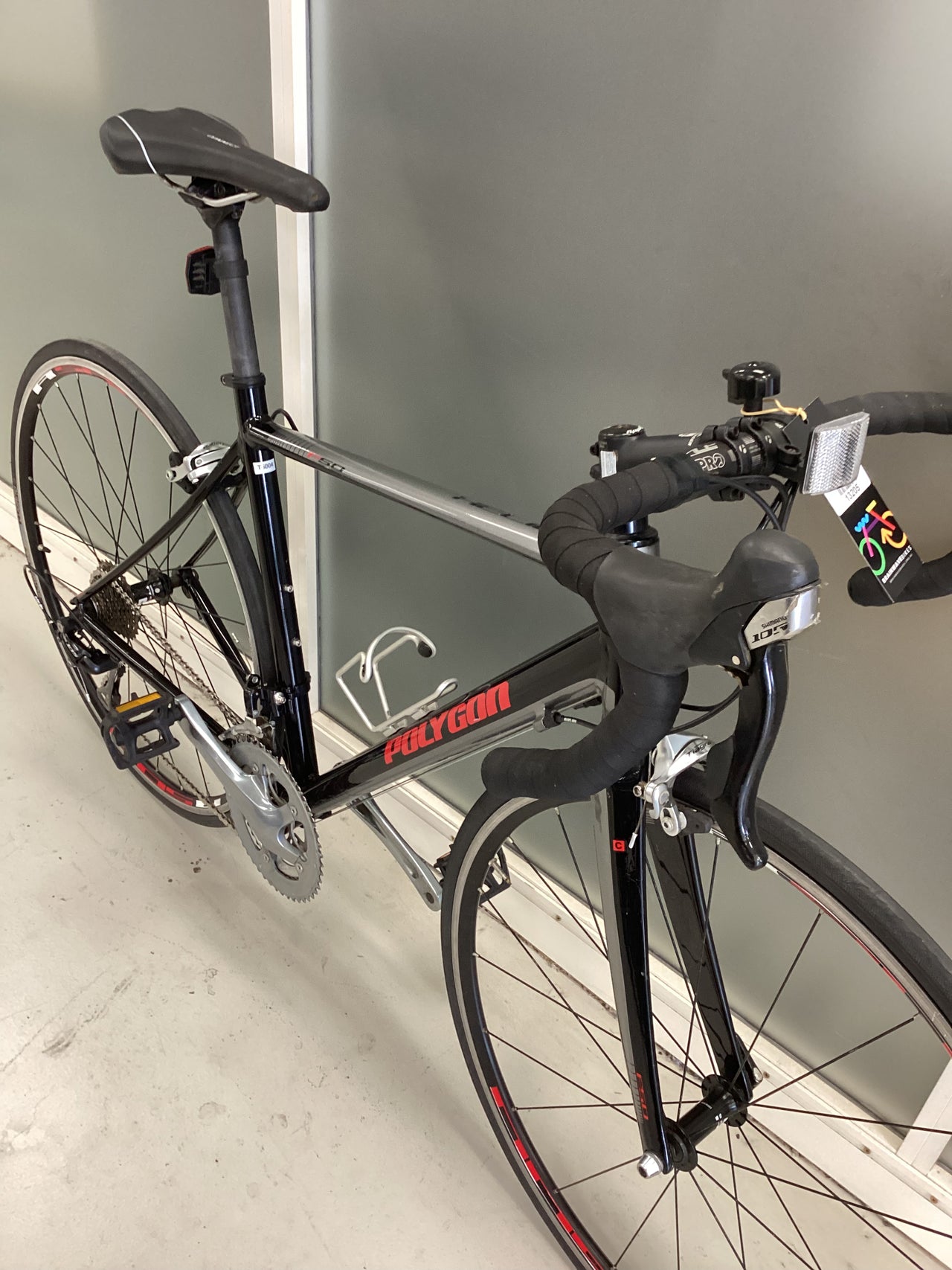 Polygon Helios F50 Bike -  50cm - Road Bike, Colour: Black, Grey