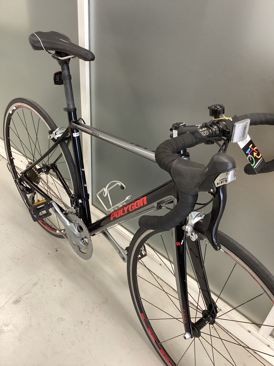 Polygon Helios F50 Bike -  50cm - Road Bike, Colour: Black, Grey