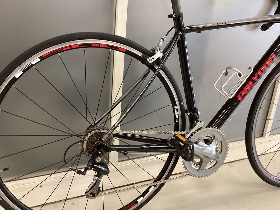 Polygon Helios F50 Bike -  50cm - Road Bike, Colour: Black, Grey