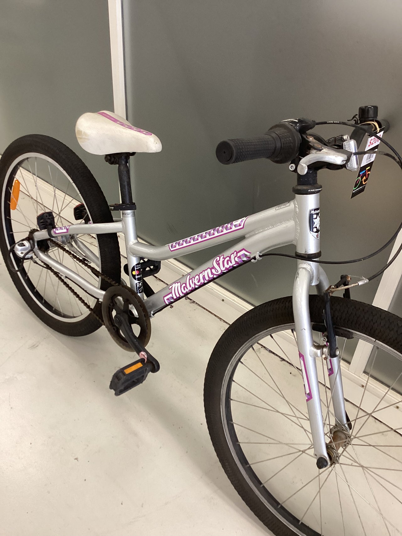Malvern star Livewire Bike - 24"  - Kids, Colour: Purple, Silver