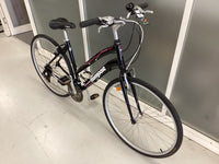 Thumbnail for Mongoose Crossway 200 Bike -  48cm - Flat Bar Commuter, Colour: Black