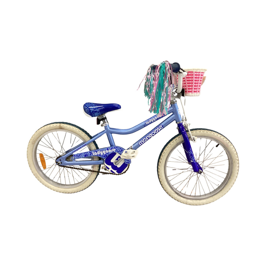Mongoose Ladygoose Bike - 20"  - Kids, Colour: Blue
