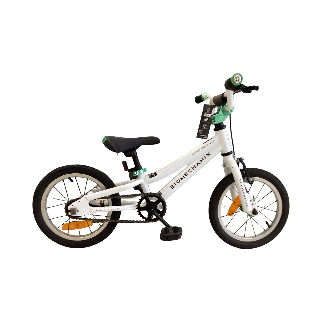 Biomechanix  Bike - 14"  - Kids, Colour: Green, White