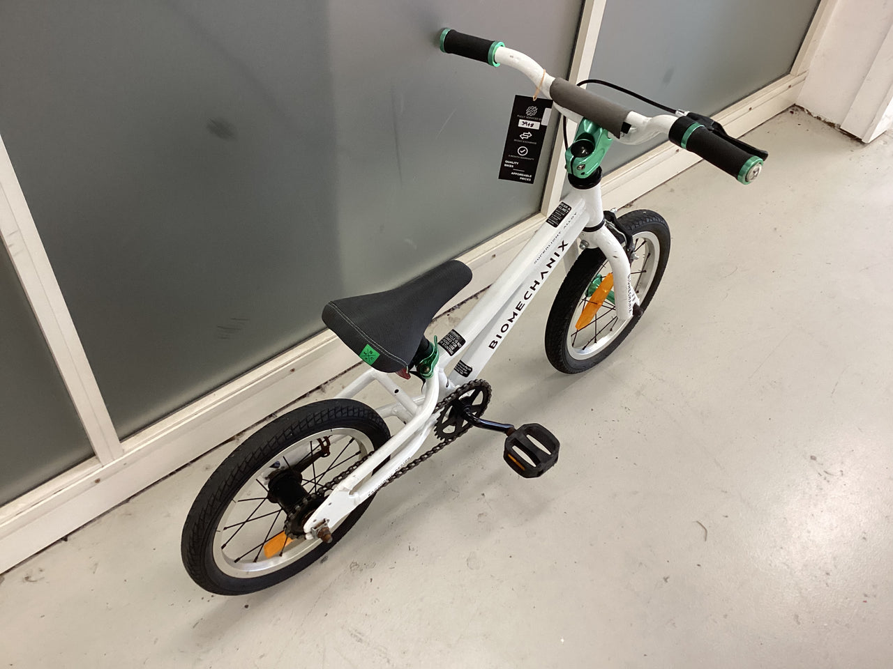 Biomechanix  Bike - 14"  - Kids, Colour: Green, White