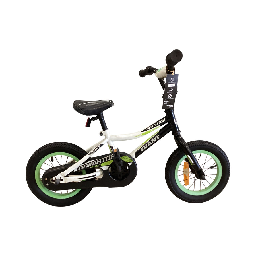 Giant Animator Bike - 12"  - Kids, Colour: Black, Green