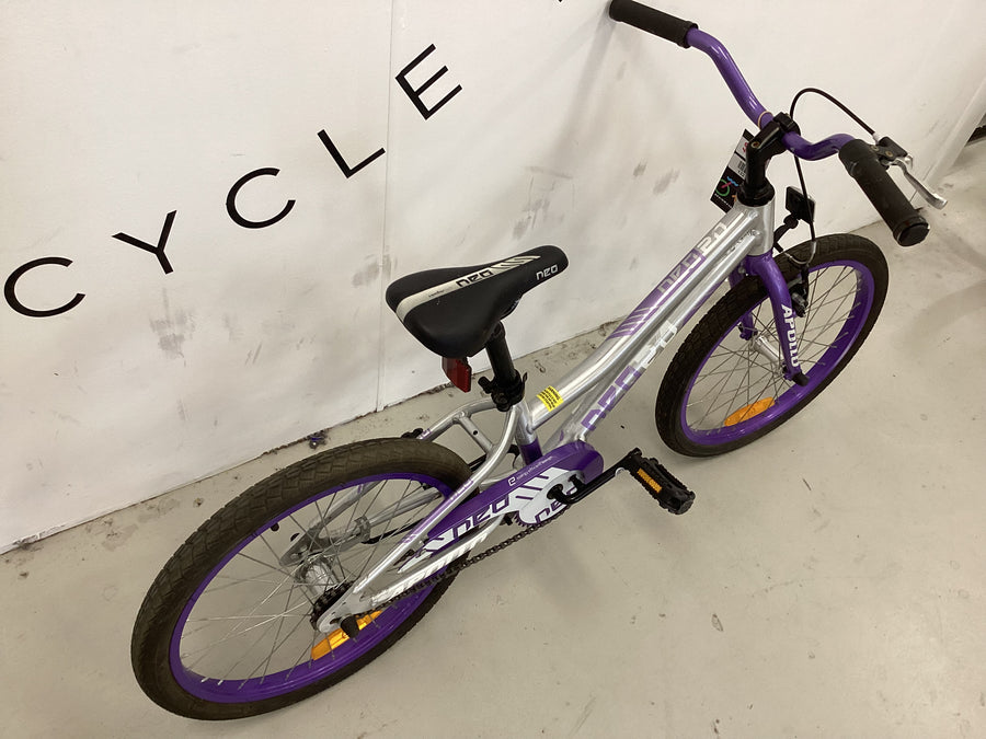 Apollo Neo 20 Bike - 20"  - Kids, Colour: Purple, Silver