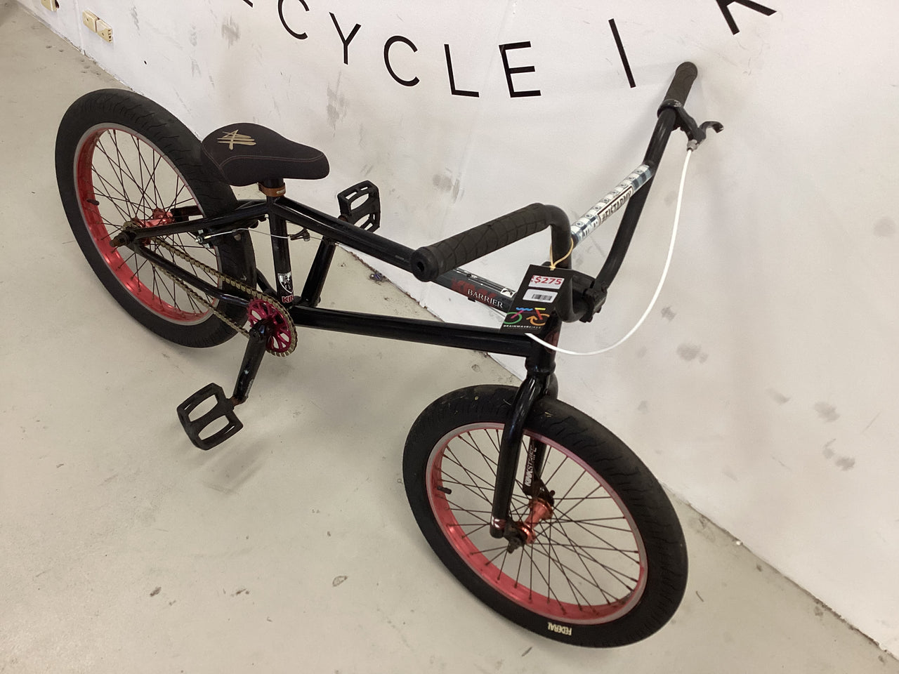 Kink BMX Barrier Bike - 20"  - BMX, Colour: Black, Red