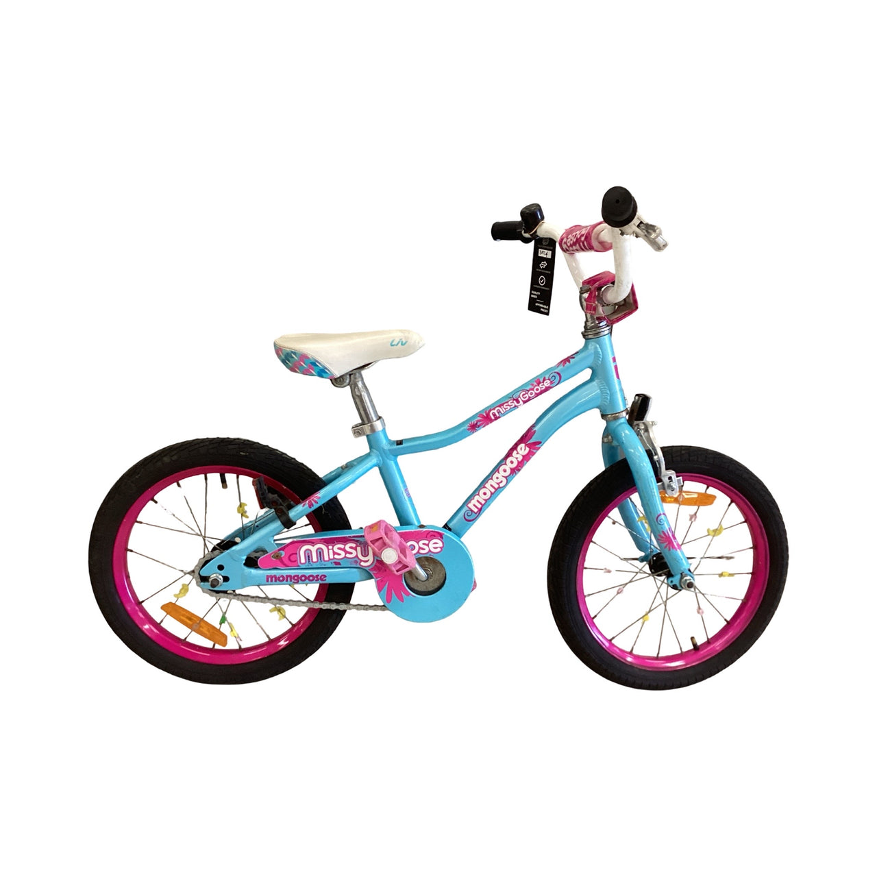 Mongoose Missygoose Bike - 16"  - Kids, Colour: Blue, Pink